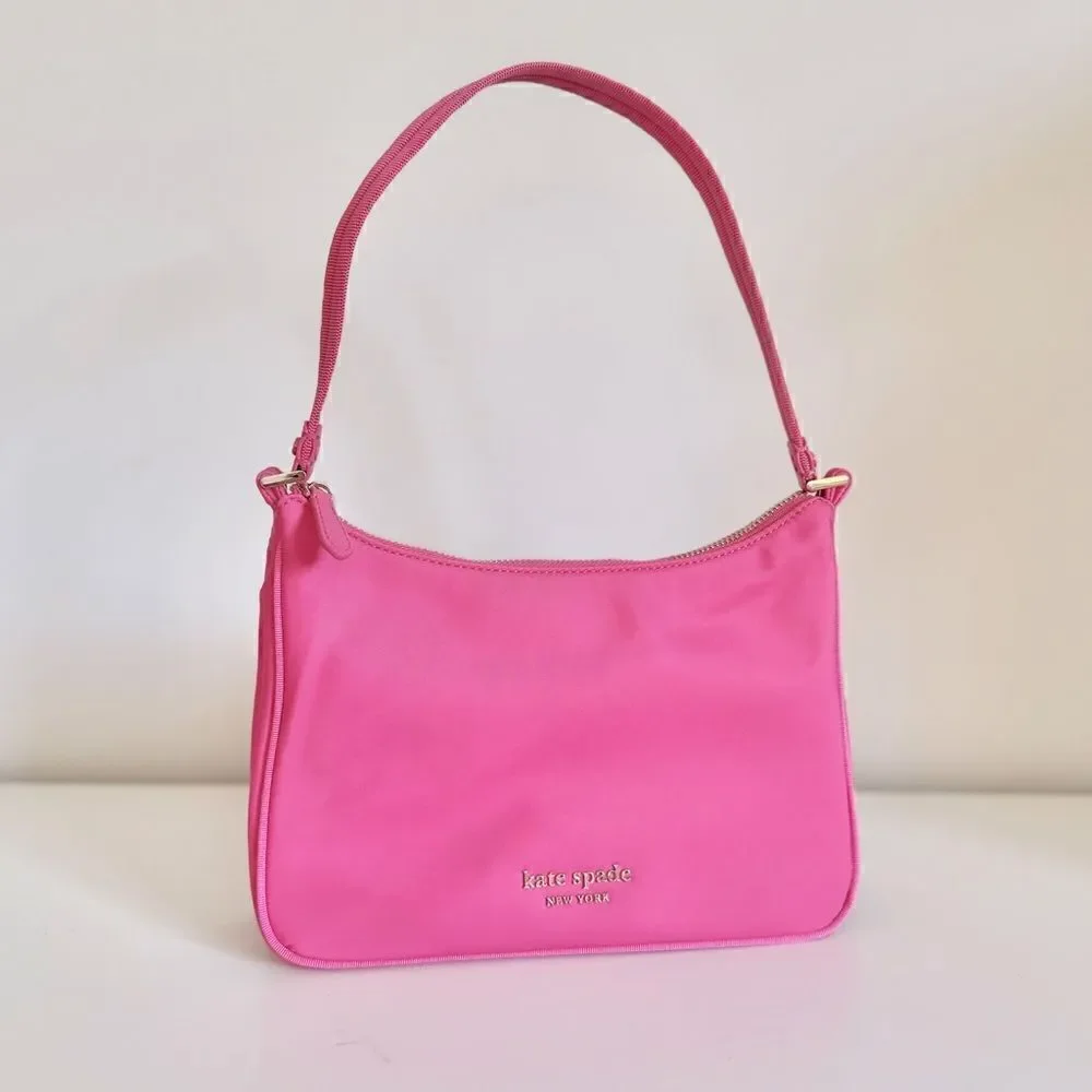 ⭕️ KATE SPADE Pink Nylon Shoulder Bag